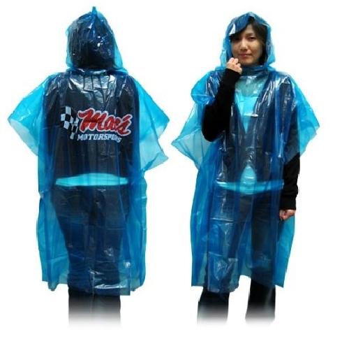 Printed Disposable Festival Rain Poncho From 500 Units
